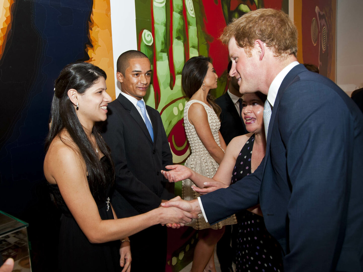 Prince Harry visits Great Britain House, Sao Paulo, in honor of the Queen's Birthday. 25 June 2014