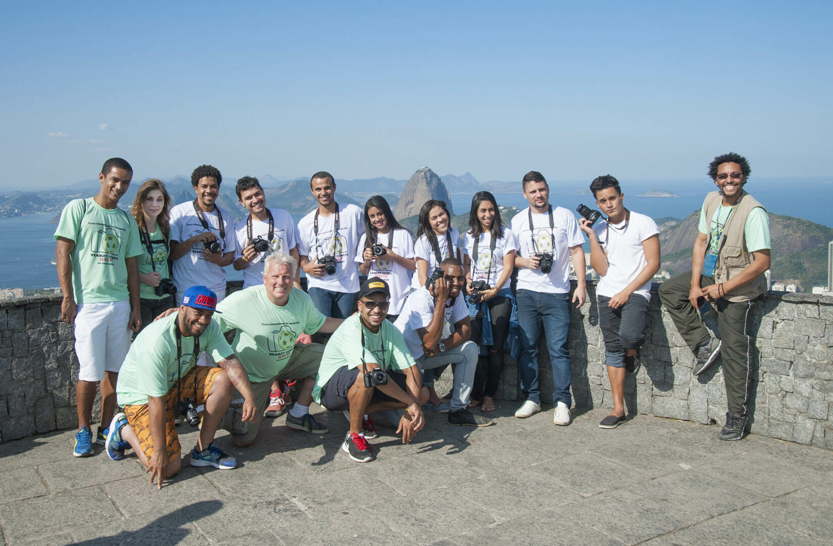Our group of photographers in Rio